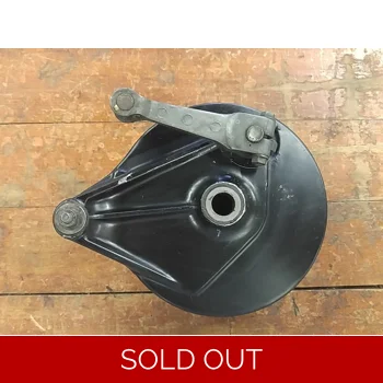 1980-86 Honda CB400 CB450 CM400 CM450 Drum Brake Plate with Shoes 43410-473-000 43110-413-750